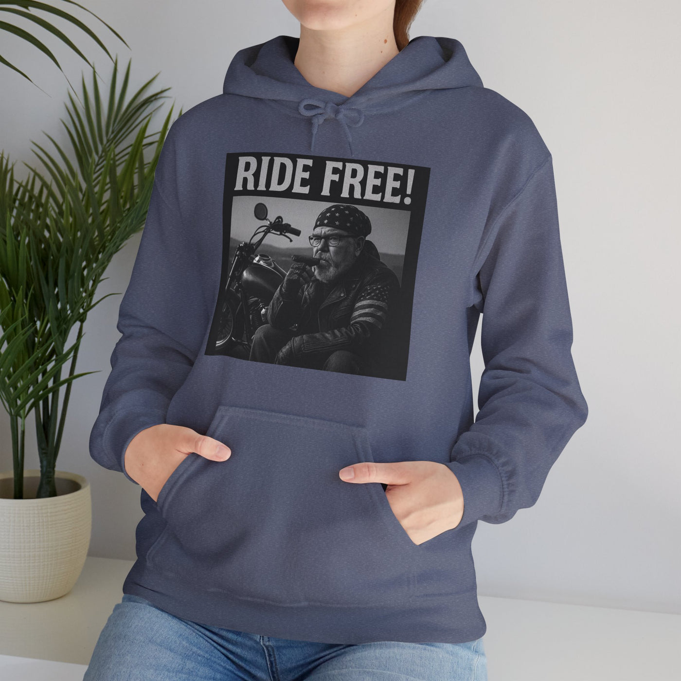 Ride Free! Unisex Heavy Blend Hooded Sweatshirt - Biker Style Hoodie, Motorcycle Apparel, Gift for Motorcycle Enthusiasts, Perfect for [...]
