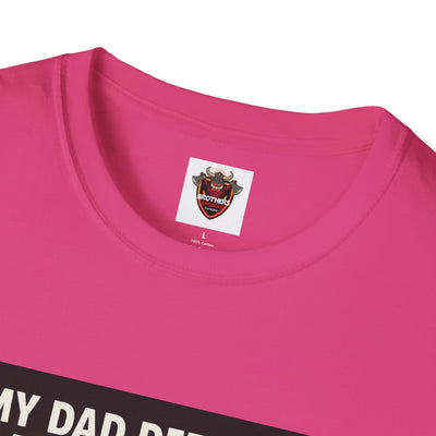 Humorous Dad T-Shirt, Funny Gift for Father's Day, Unisex Softstyle Tee for Dad, Geeky Graphic Tee, Casual Everyday Wear