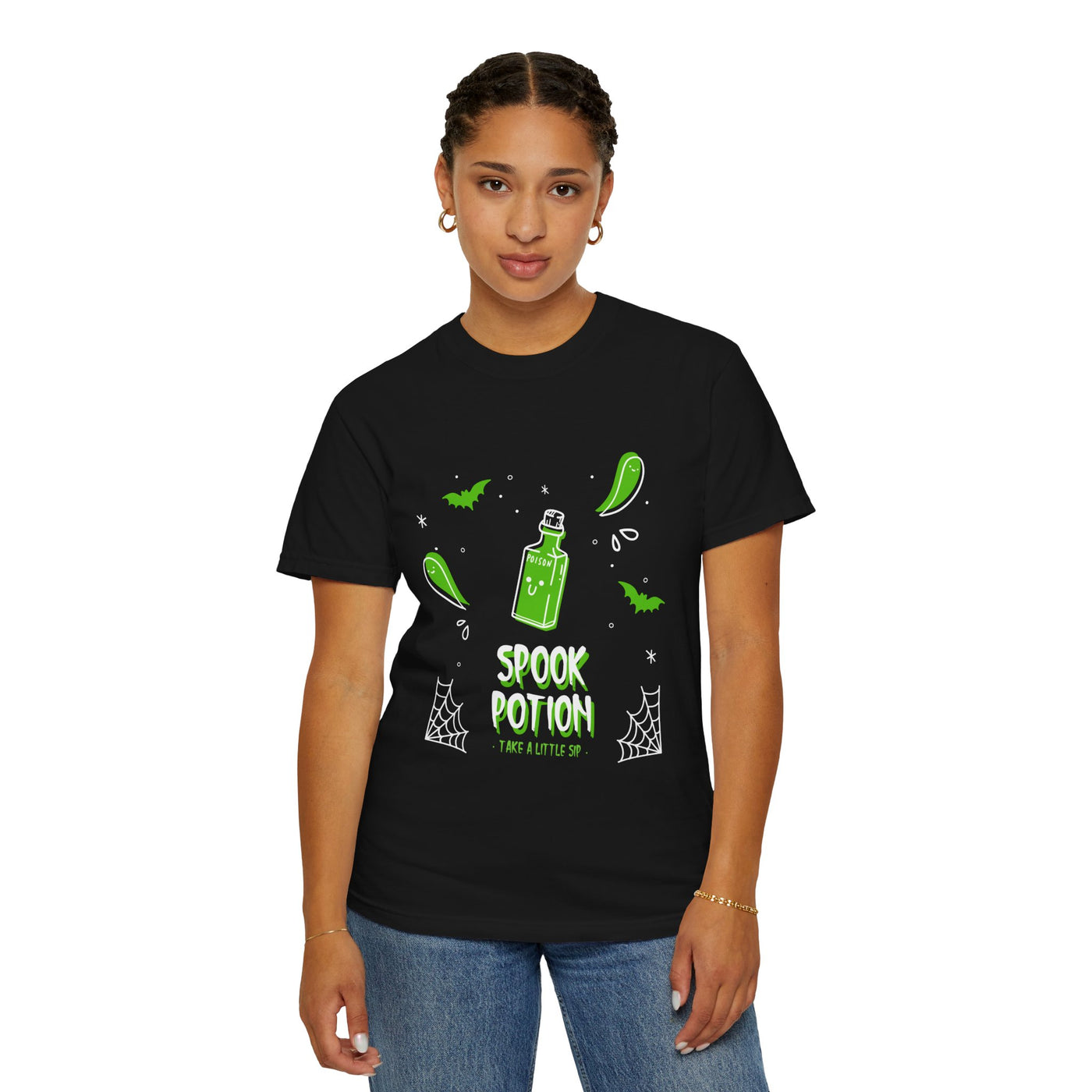 Spooky Potion Unisex T-Shirt - Halloween Tee, Funny Gift, Cute Fall Fashion, Ghosts, Trick-or-Treat, Casual Outfit