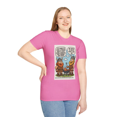 Funny Viking Quote Unisex T-Shirt, Humor Tee, Casual Wear, Gift for Friends, Unique Design, Versatile Style