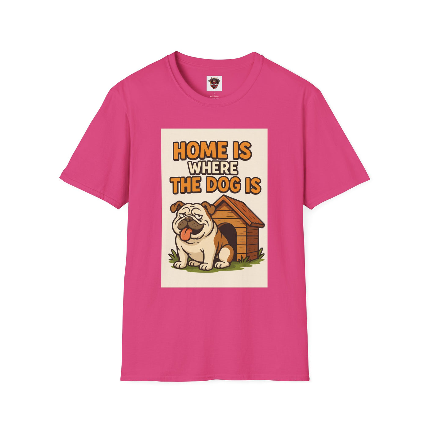 Home is Where the Dog Is T-Shirt, Unisex Dog Lover Tee, Funny Pet Shirt, Gift for Dog Owners, Animal Lover Apparel