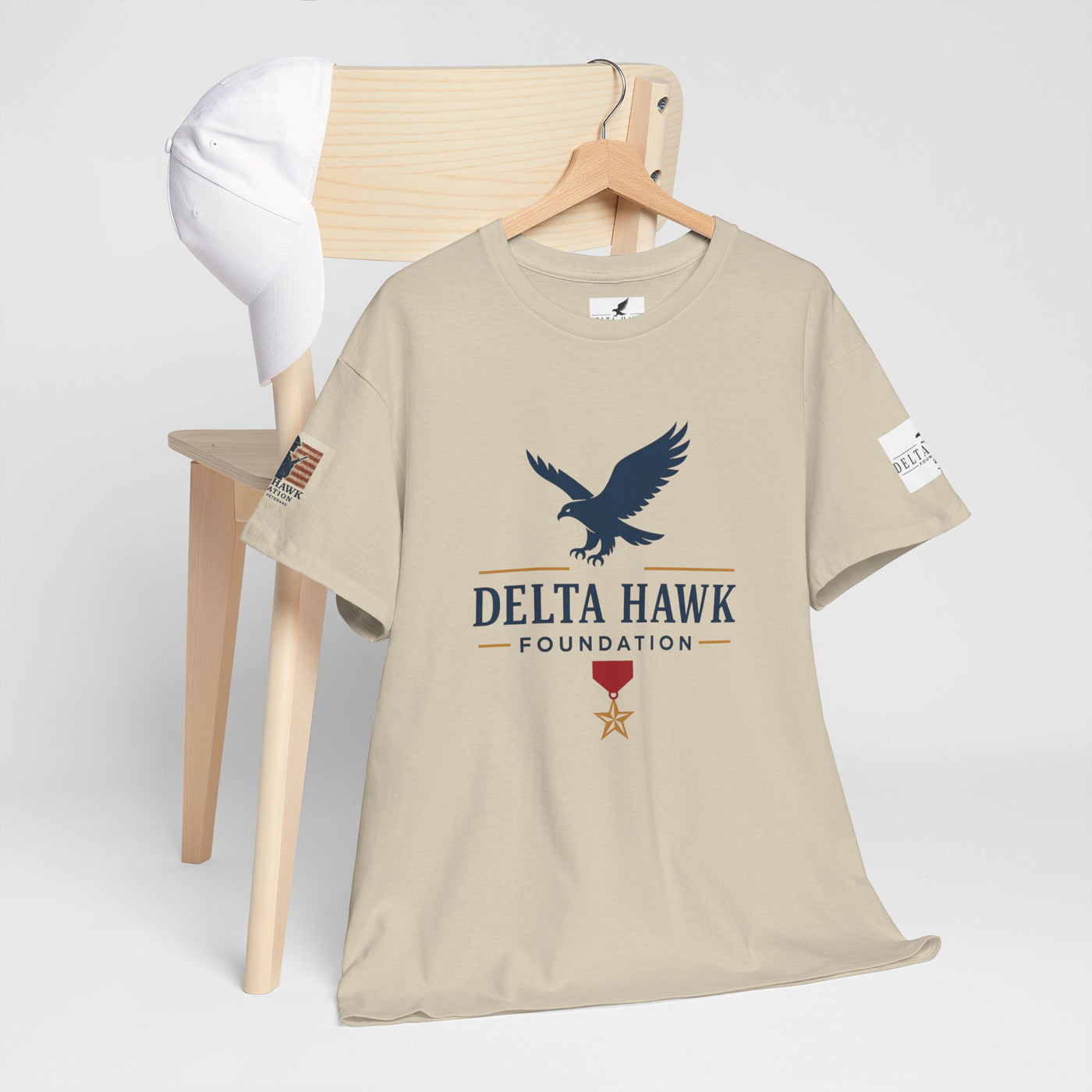 Patriotic Warrior Tee - Delta Hawk Foundation
