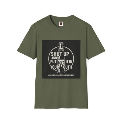Funny Beer Quote Unisex T-Shirt, Humor Tee for Party, Birthday Gift, Barbecue, Casualwear, Beer Lover Apparel