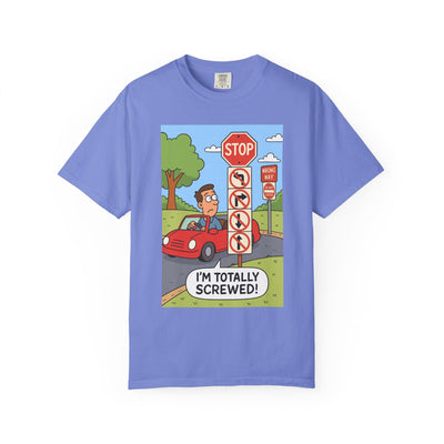 Funny Unisex T-shirt - I'm Totally Screwed, Humorous Tee, Gift for Drivers, Comical Car Shirt, Everyday Wear, Road Trip Apparel