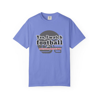 Football Fan T-Shirt, Unisex Casual Tee, Game Day Shirt, Sports Humor Top, Gift for Him or Her