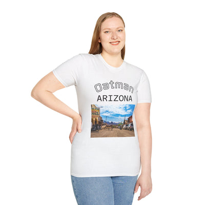 Adventure-Inspired Unisex T-Shirt, Retro Travel Tee, Oatman Arizona Shirt, Road Trip Apparel, Family Vacation Top