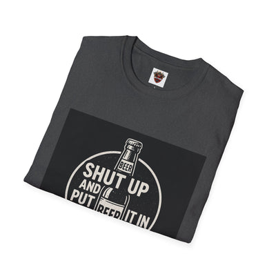 Funny Beer Quote Unisex T-Shirt, Humor Tee for Party, Birthday Gift, Barbecue, Casualwear, Beer Lover Apparel