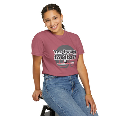 Football Fan T-Shirt, Unisex Casual Tee, Game Day Shirt, Sports Humor Top, Gift for Him or Her