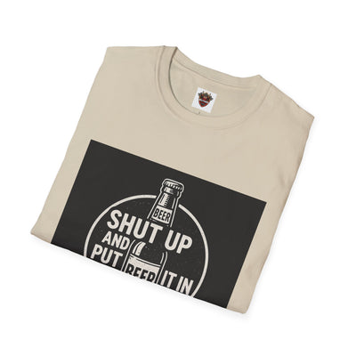 Funny Beer Quote Unisex T-Shirt, Humor Tee for Party, Birthday Gift, Barbecue, Casualwear, Beer Lover Apparel