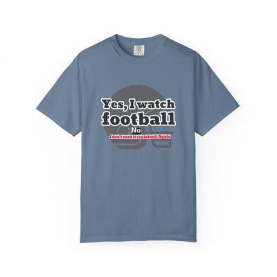 Football Fan T-Shirt, Unisex Casual Tee, Game Day Shirt, Sports Humor Top, Gift for Him or Her