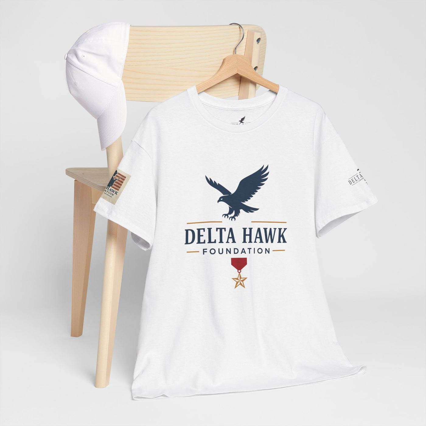 Patriotic Warrior Tee - Delta Hawk Foundation