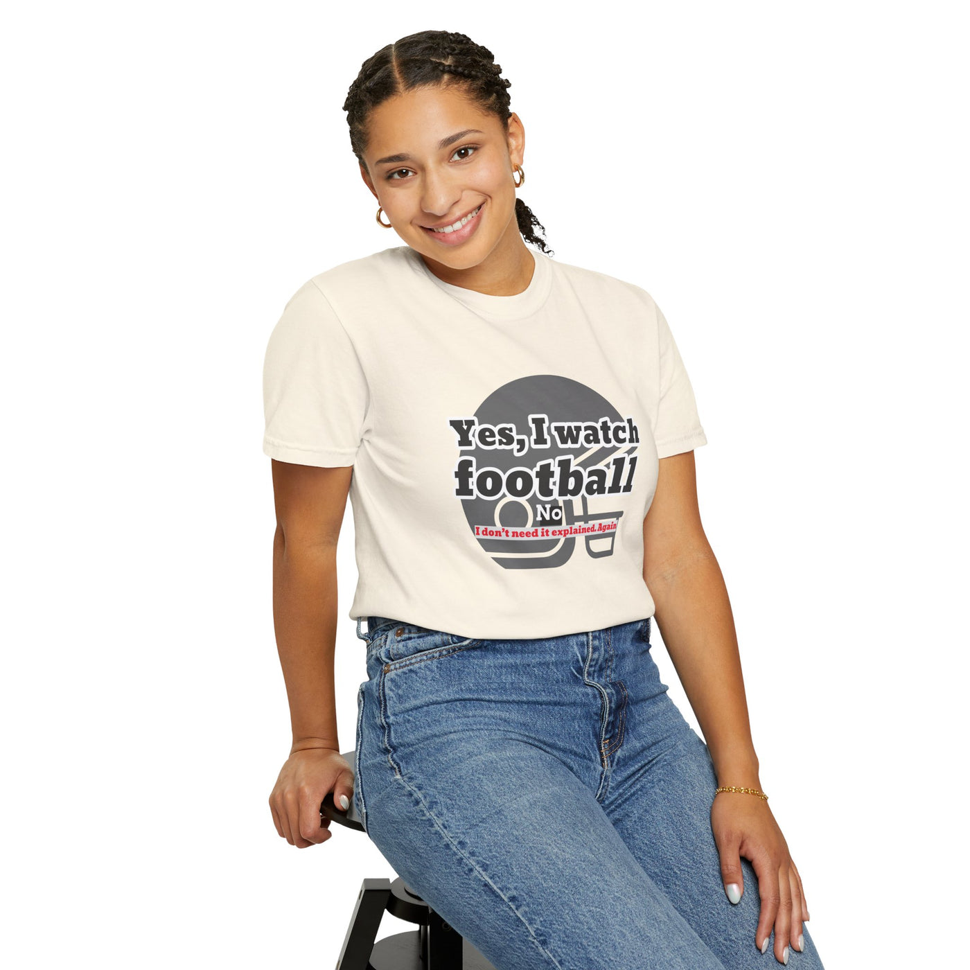 Football Fan T-Shirt, Unisex Casual Tee, Game Day Shirt, Sports Humor Top, Gift for Him or Her