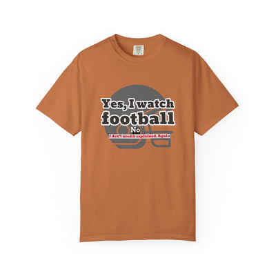 Football Fan T-Shirt, Unisex Casual Tee, Game Day Shirt, Sports Humor Top, Gift for Him or Her