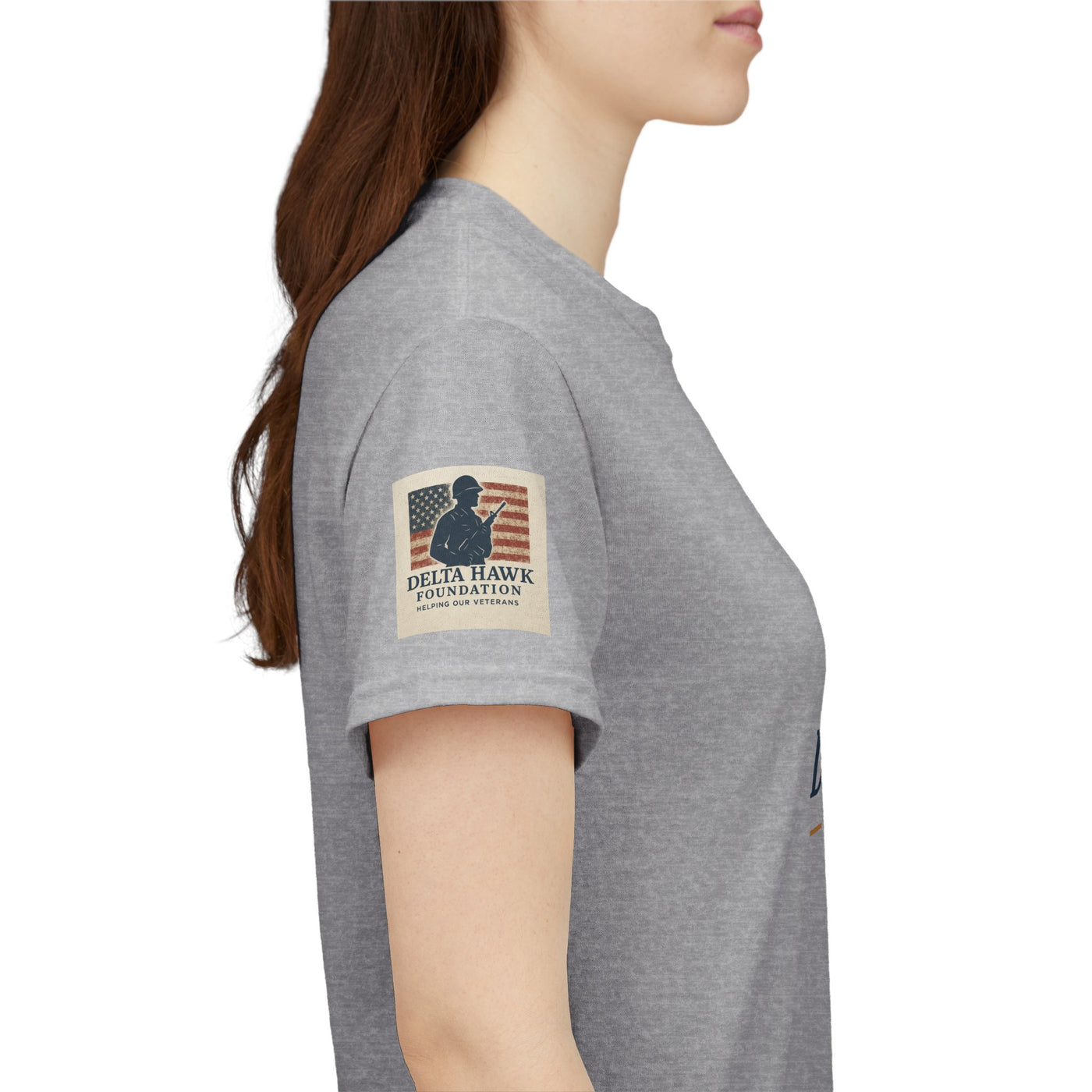 Patriotic Warrior Tee - Delta Hawk Foundation