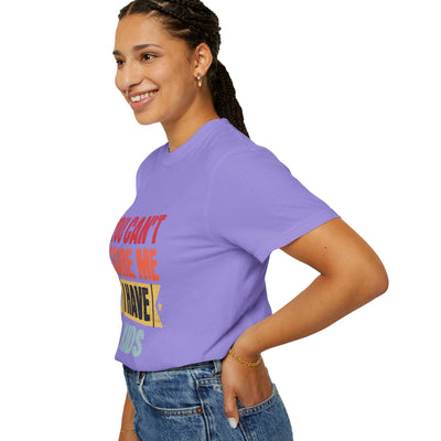 Funny Parent T-Shirt, You Can't Scare Me I Have Kids, Gift for Moms, Dads, Family Reunion, Humor Tee, Birthday Present