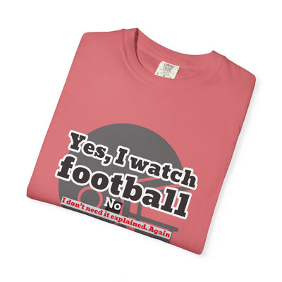 Football Fan T-Shirt, Unisex Casual Tee, Game Day Shirt, Sports Humor Top, Gift for Him or Her