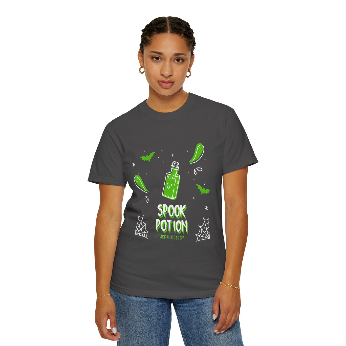 Spooky Potion Unisex T-Shirt - Halloween Tee, Funny Gift, Cute Fall Fashion, Ghosts, Trick-or-Treat, Casual Outfit