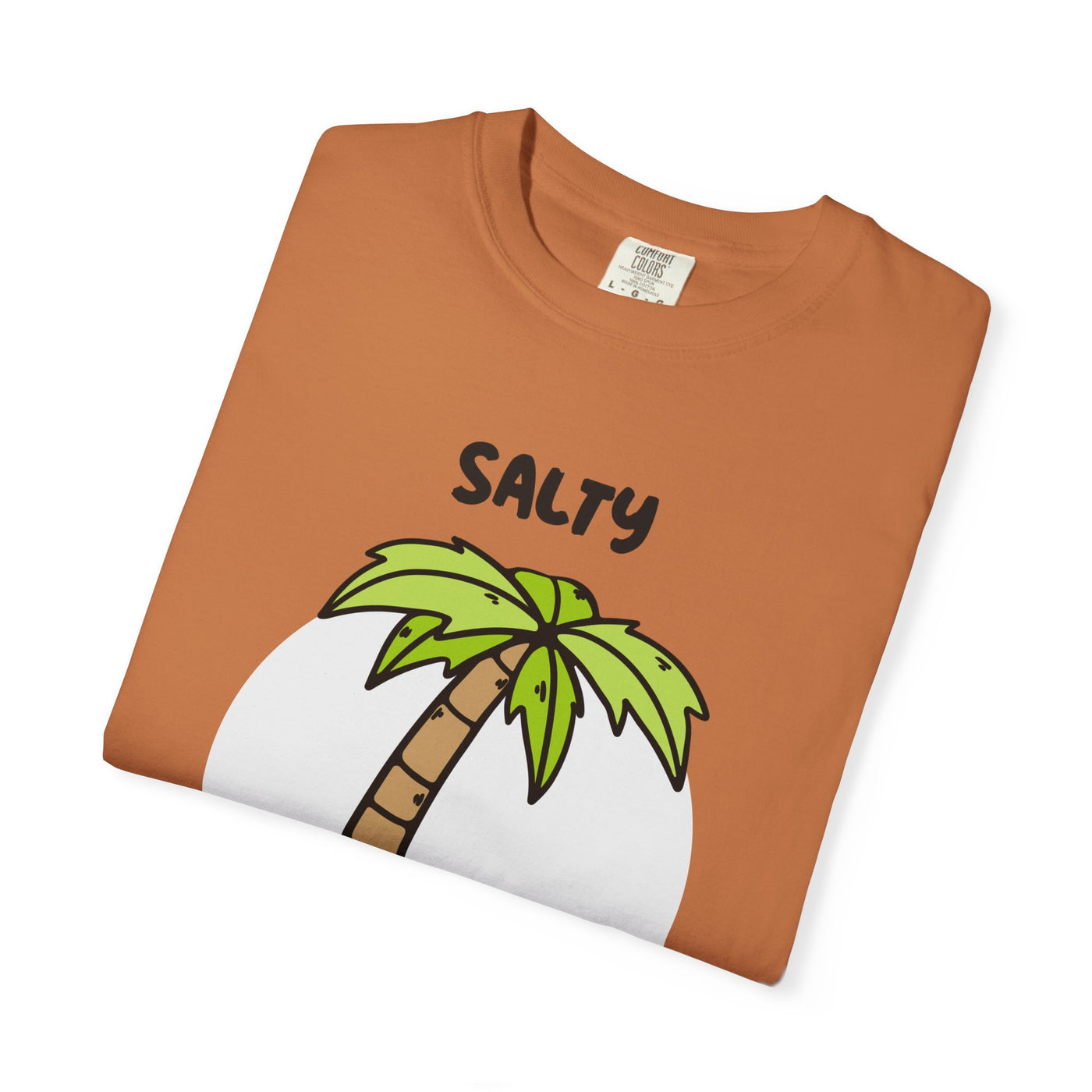 Salty But Sweet T-Shirt, Unisex Garment-Dyed Tee for Beach Lovers, Casual Summer Wear, Gift for Vacation, Ocean Vibes