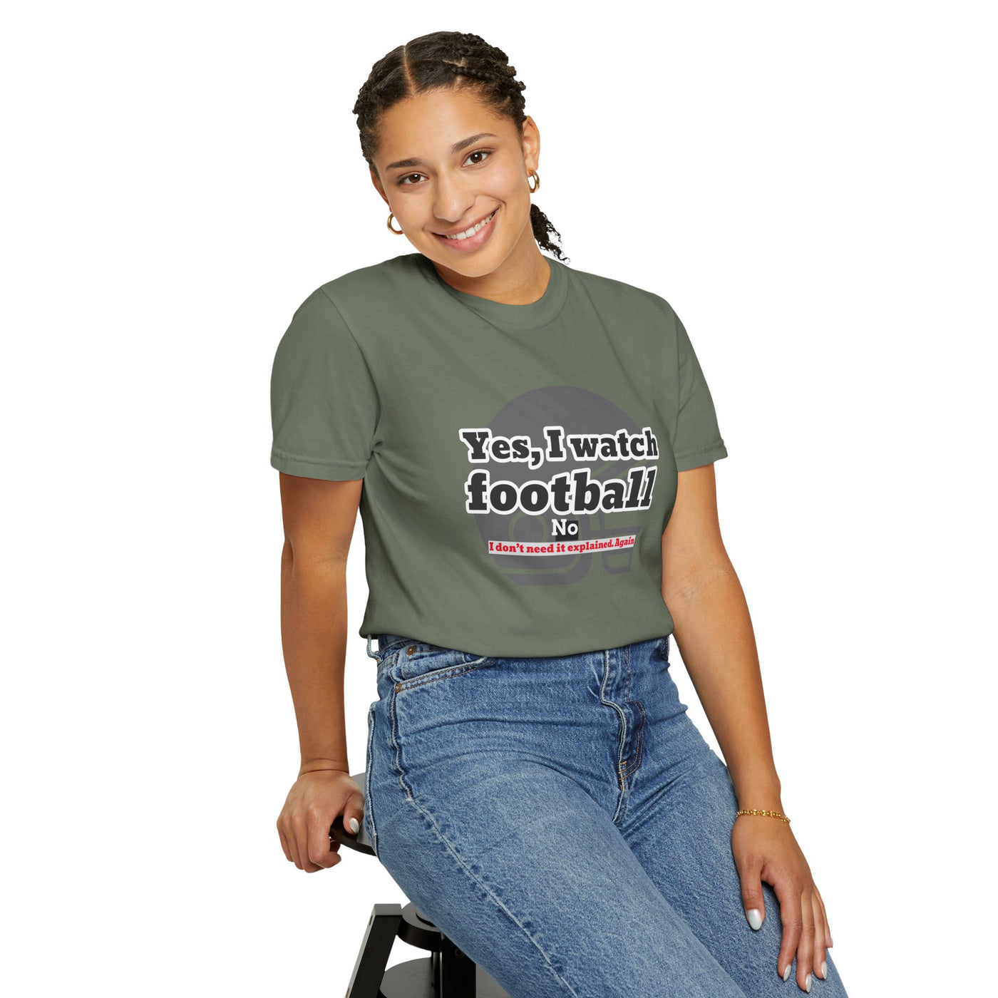 Football Fan T-Shirt, Unisex Casual Tee, Game Day Shirt, Sports Humor Top, Gift for Him or Her