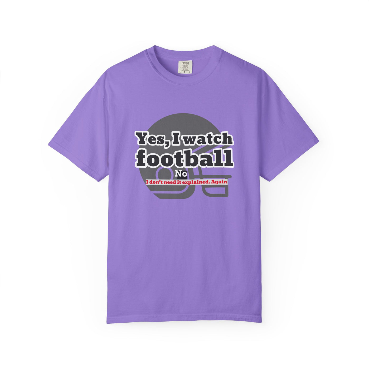 Football Fan T-Shirt, Unisex Casual Tee, Game Day Shirt, Sports Humor Top, Gift for Him or Her