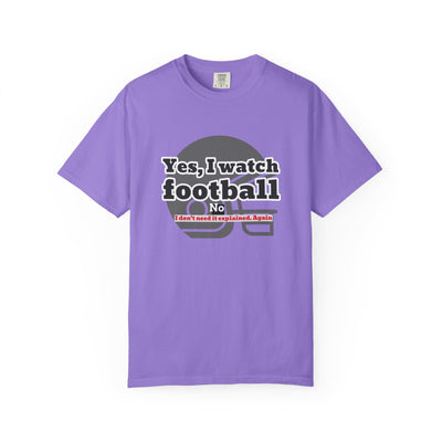Football Fan T-Shirt, Unisex Casual Tee, Game Day Shirt, Sports Humor Top, Gift for Him or Her