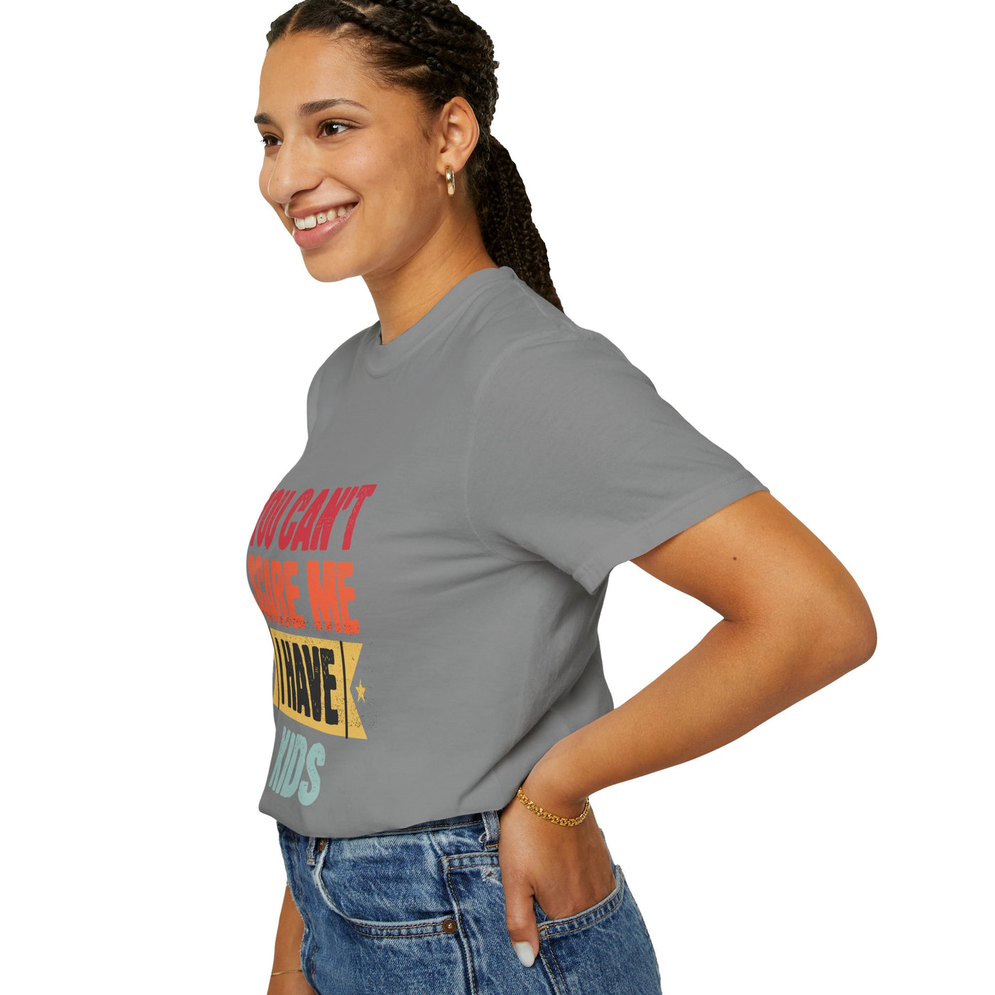 Funny Parent T-Shirt, You Can't Scare Me I Have Kids, Gift for Moms, Dads, Family Reunion, Humor Tee, Birthday Present