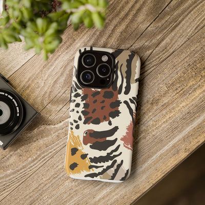 Tough Cases Phone Case with Bold Animal Print, Stylish Phone Cover, Protective Phone Shell, Trendy Gift for Her, iPhone Case, Artful [...]