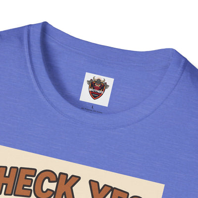 Heck Yes I Eat Ribs Unisex T-Shirt, Funny BBQ Shirt, Gift for Food Lovers, Raccoon Graphic Tee, Summer BBQ Attire