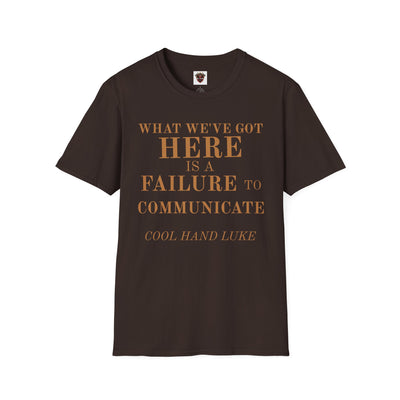 Cool Hand Luke Quote T-Shirt, Funny Graphic Tee, Movie Quote Shirt, Gift for Film Lovers, Casual Wear, Unisex Softstyle Tee