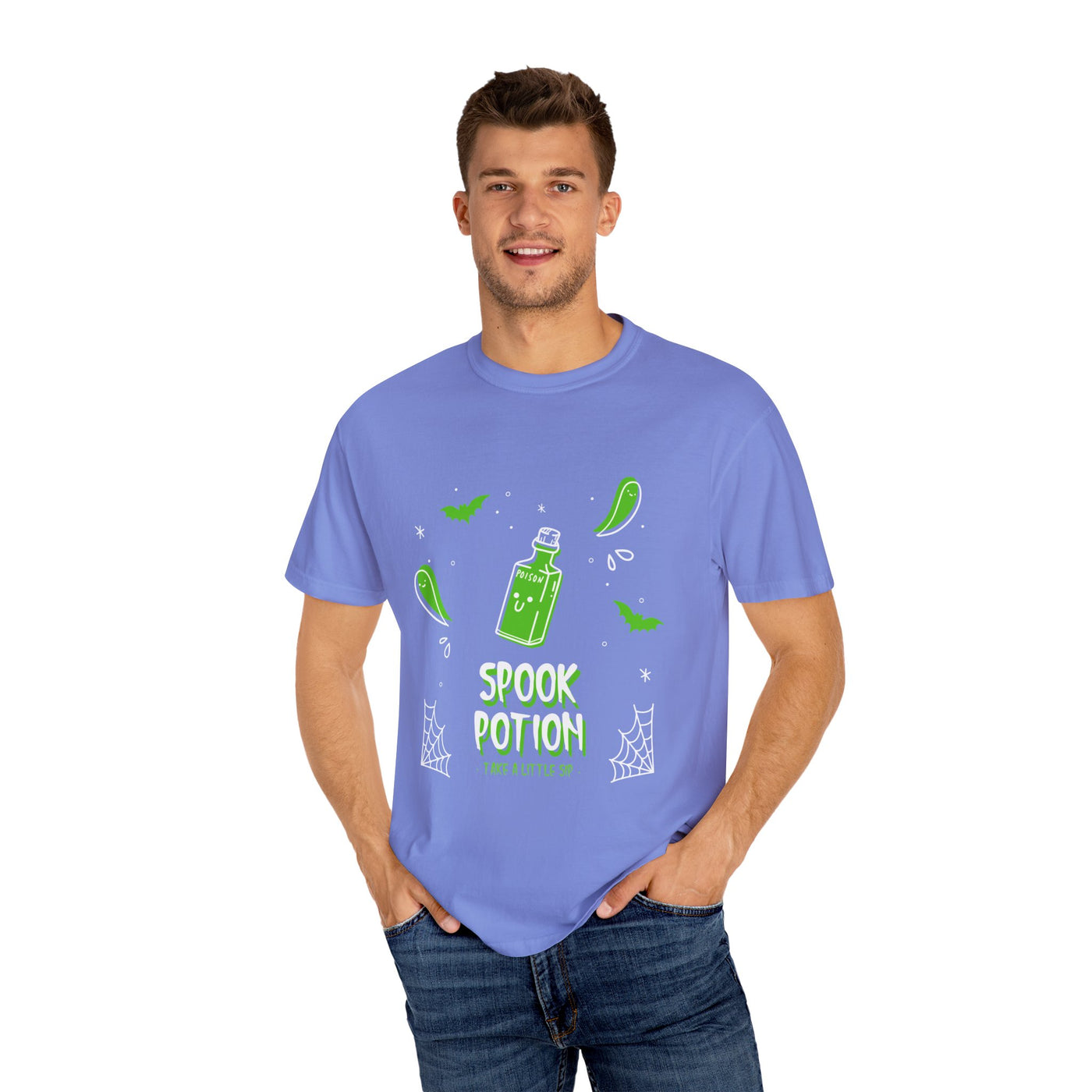 Spooky Potion Unisex T-Shirt - Halloween Tee, Funny Gift, Cute Fall Fashion, Ghosts, Trick-or-Treat, Casual Outfit