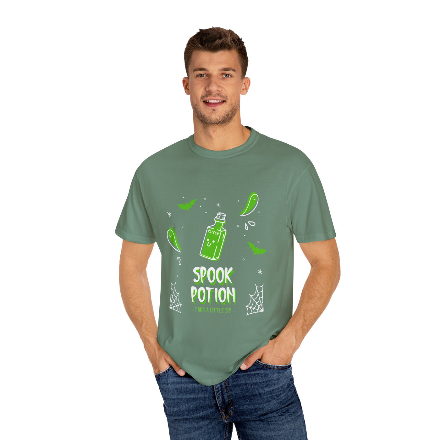 Spooky Potion Unisex T-Shirt - Halloween Tee, Funny Gift, Cute Fall Fashion, Ghosts, Trick-or-Treat, Casual Outfit