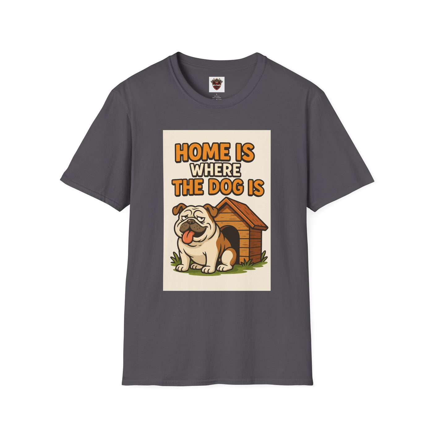 Home is Where the Dog Is T-Shirt, Unisex Dog Lover Tee, Funny Pet Shirt, Gift for Dog Owners, Animal Lover Apparel