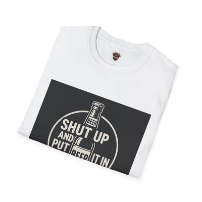 Funny Beer Quote Unisex T-Shirt, Humor Tee for Party, Birthday Gift, Barbecue, Casualwear, Beer Lover Apparel