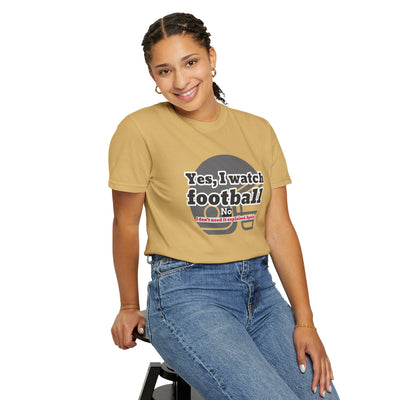 Football Fan T-Shirt, Unisex Casual Tee, Game Day Shirt, Sports Humor Top, Gift for Him or Her
