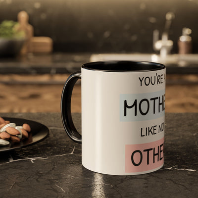 Colorful Mother's Day Mug, Unique Gift for Mom, Personalized Ceramic Cup, Tea Coffee Lover, Heartfelt Appreciation