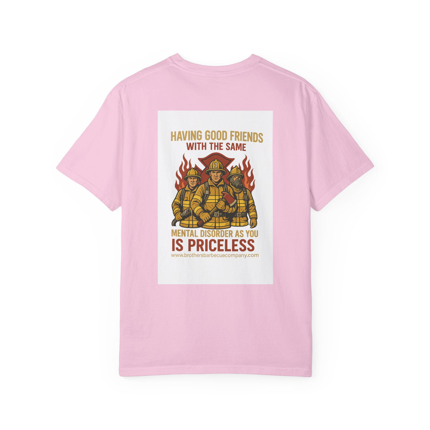 Firefighter Brotherhood T-Shirt | Gift for Firemen, Barbecue Apparel, Mental Health Awareness, Casual Wear, Unique Firefighter Gift