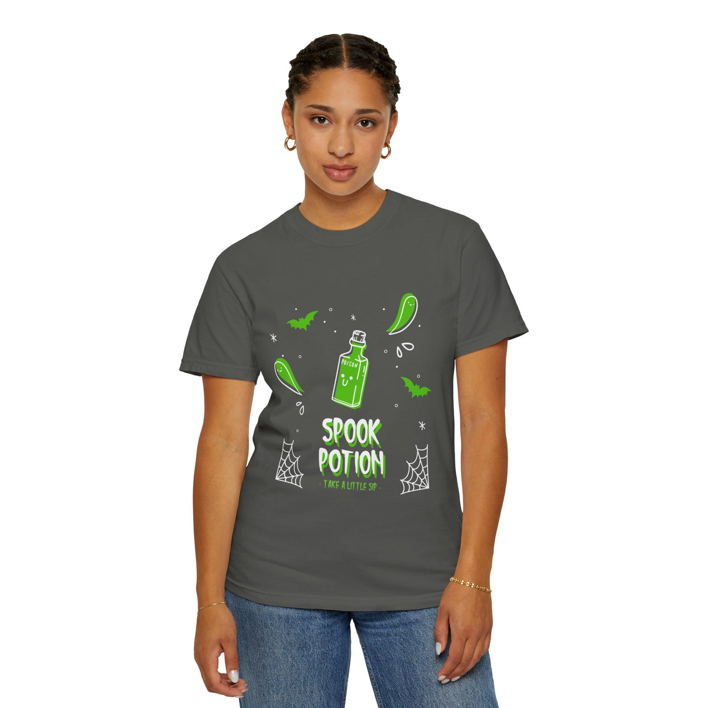 Spooky Potion Unisex T-Shirt - Halloween Tee, Funny Gift, Cute Fall Fashion, Ghosts, Trick-or-Treat, Casual Outfit