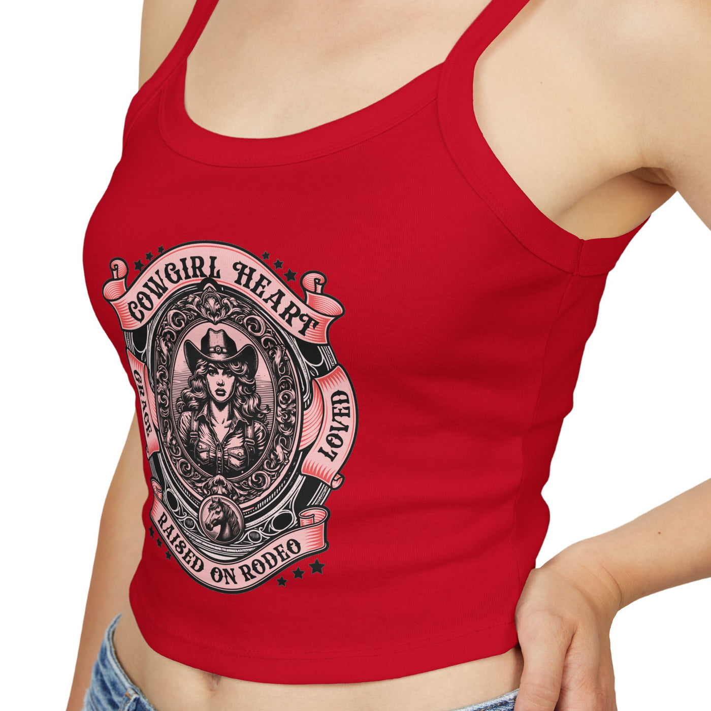 Stylish Cowgirl Heart Tank Top for Women, Cute Summer Shirt, Western Themed Apparel, Festival Clothing, Casual Outfit