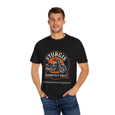 Sturgis Motorcycle Rally T-Shirt | Unisex Garment-Dyed Tee for Bikers, Casual Wear, Road Trip Adventures, Gift for Riders, Summer Outfit