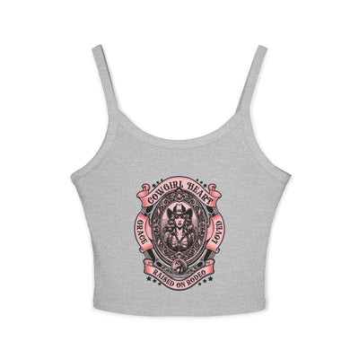 Stylish Cowgirl Heart Tank Top for Women, Cute Summer Shirt, Western Themed Apparel, Festival Clothing, Casual Outfit