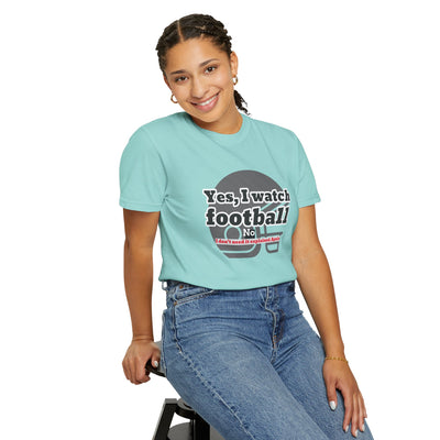 Football Fan T-Shirt, Unisex Casual Tee, Game Day Shirt, Sports Humor Top, Gift for Him or Her