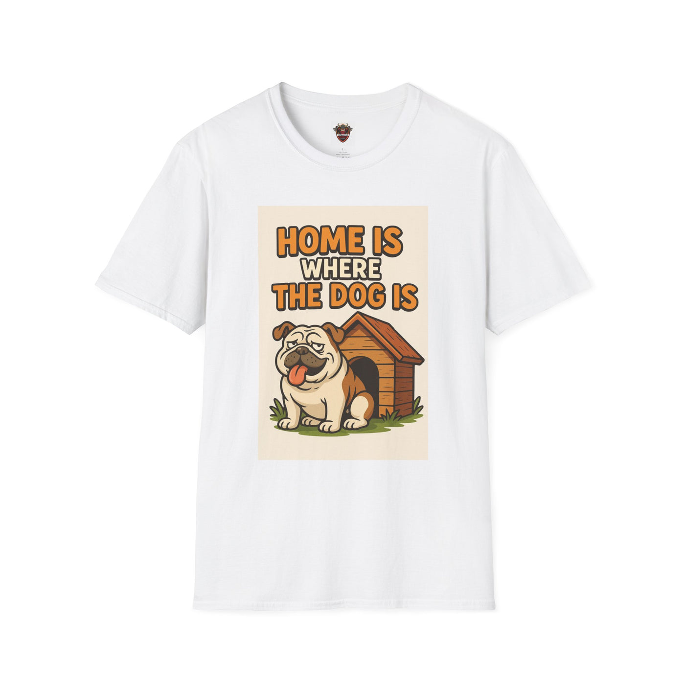 Home is Where the Dog Is T-Shirt, Unisex Dog Lover Tee, Funny Pet Shirt, Gift for Dog Owners, Animal Lover Apparel