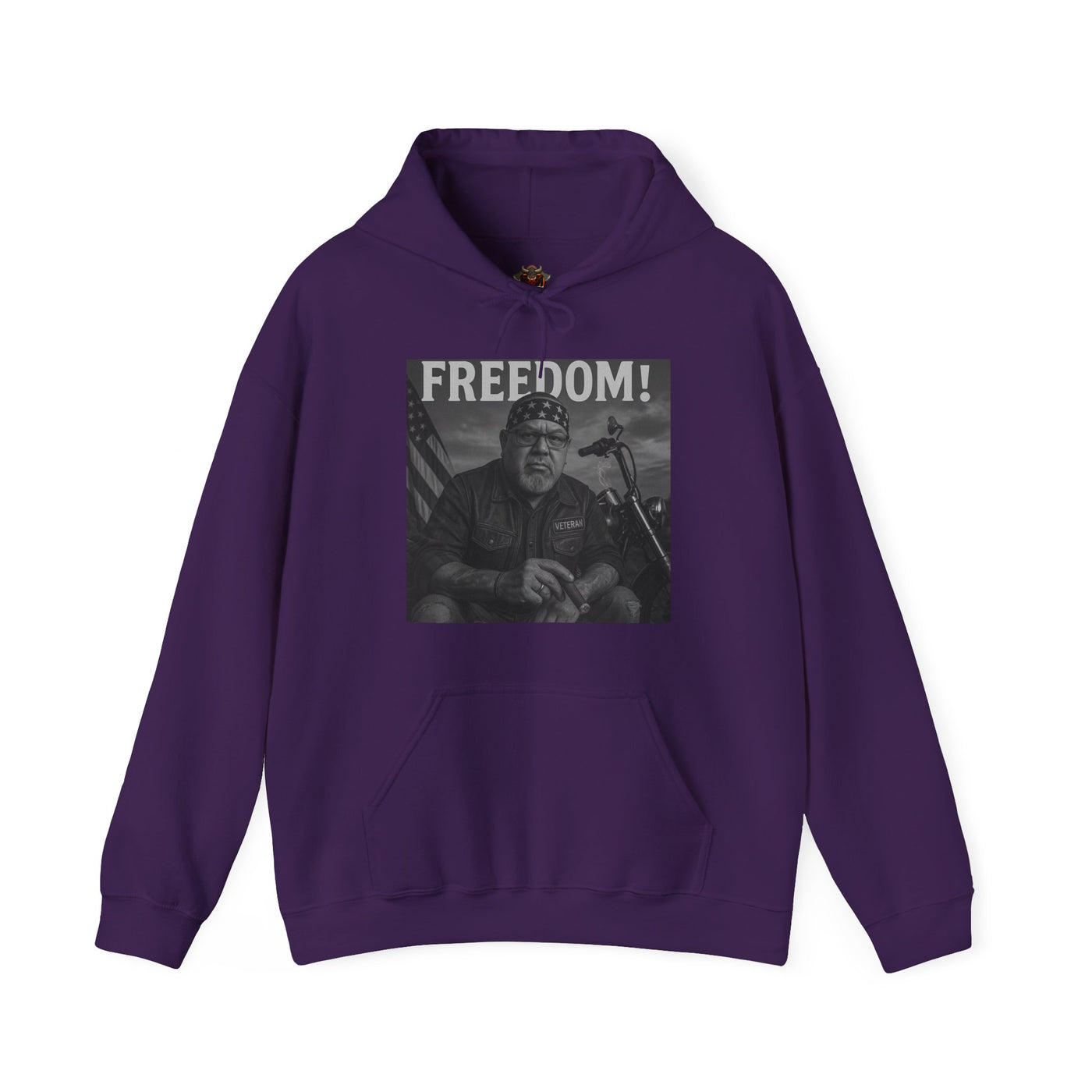 Freedom & Barbeque Unisex Heavy Blend™ Hooded Sweatshirt, Cozy Pullover, Gift for BBQ Lovers, Casual Wear, Freedom Theme, Outdoor Events