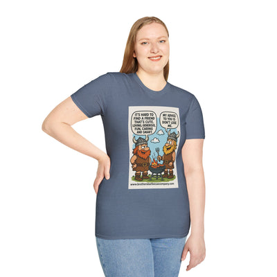 Funny Viking Quote Unisex T-Shirt, Humor Tee, Casual Wear, Gift for Friends, Unique Design, Versatile Style