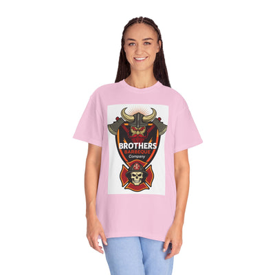 Firefighter Brotherhood T-Shirt | Gift for Firemen, Barbecue Apparel, Mental Health Awareness, Casual Wear, Unique Firefighter Gift