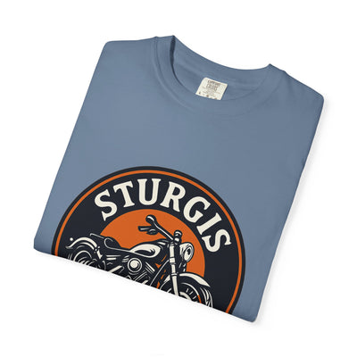 Sturgis Motorcycle Rally T-Shirt | Unisex Garment-Dyed Tee for Bikers, Casual Wear, Road Trip Adventures, Gift for Riders, Summer Outfit