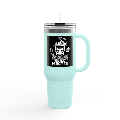 Grill Master Insulated Travel Mug, 40oz | Perfect Gift for BBQ Lovers, Outdoor Adventures, Summer Parties, Father's Day Gift, Road Trips