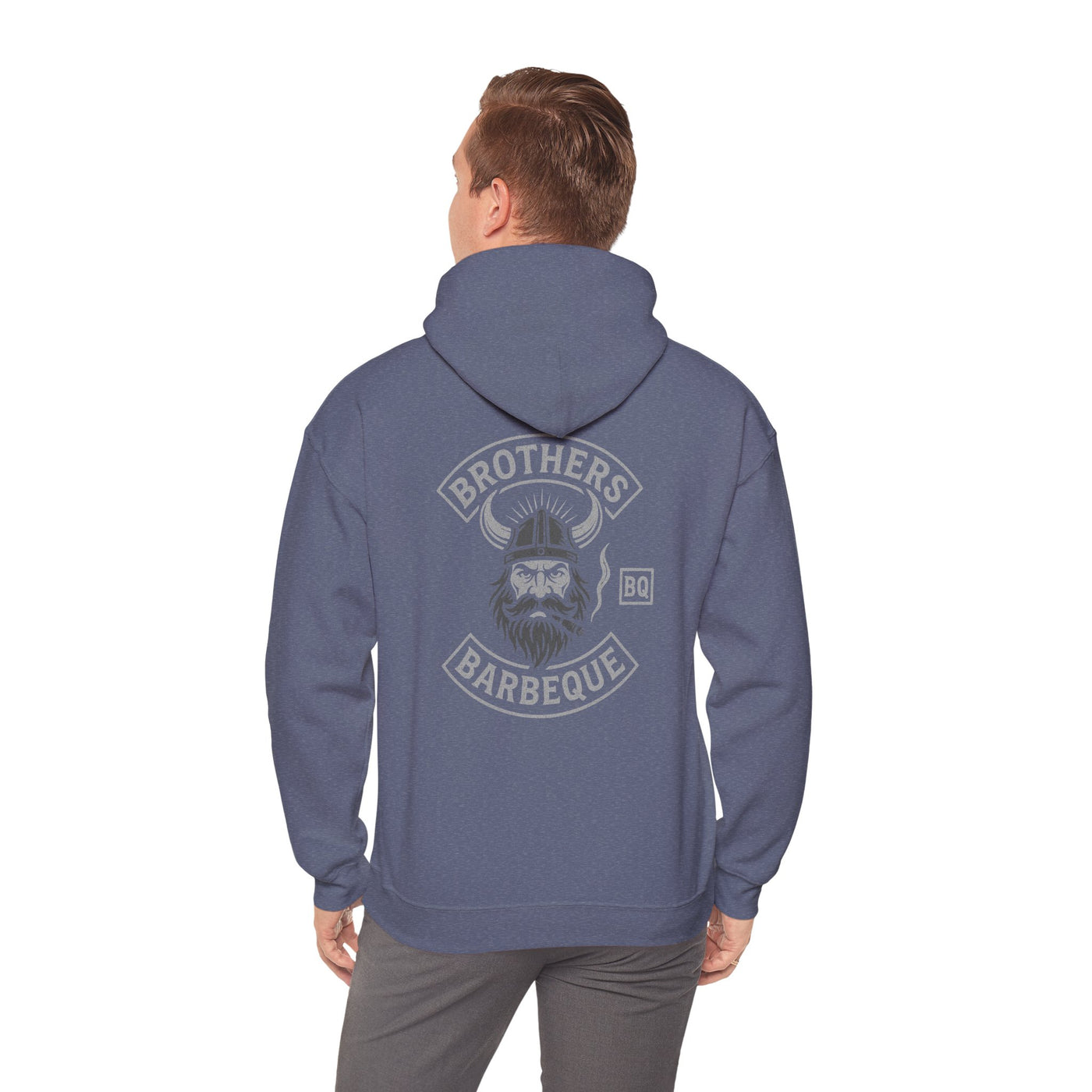 Freedom & Barbeque Unisex Heavy Blend™ Hooded Sweatshirt, Cozy Pullover, Gift for BBQ Lovers, Casual Wear, Freedom Theme, Outdoor Events
