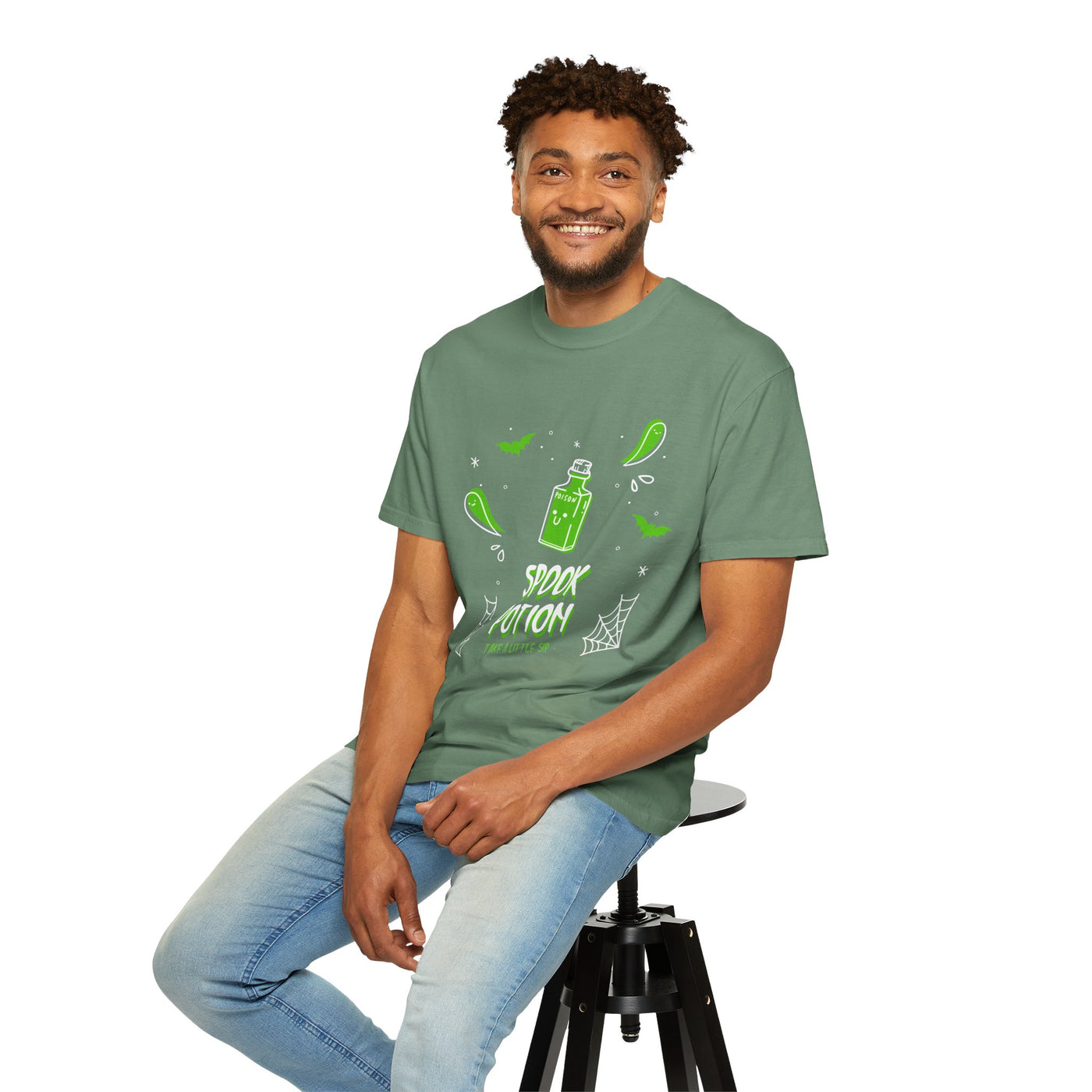 Spooky Potion Unisex T-Shirt - Halloween Tee, Funny Gift, Cute Fall Fashion, Ghosts, Trick-or-Treat, Casual Outfit