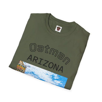 Adventure-Inspired Unisex T-Shirt, Retro Travel Tee, Oatman Arizona Shirt, Road Trip Apparel, Family Vacation Top